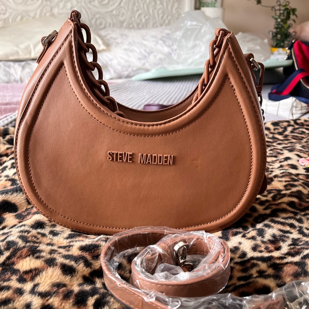 NEW Brown Steve Madden Shoulder Bag